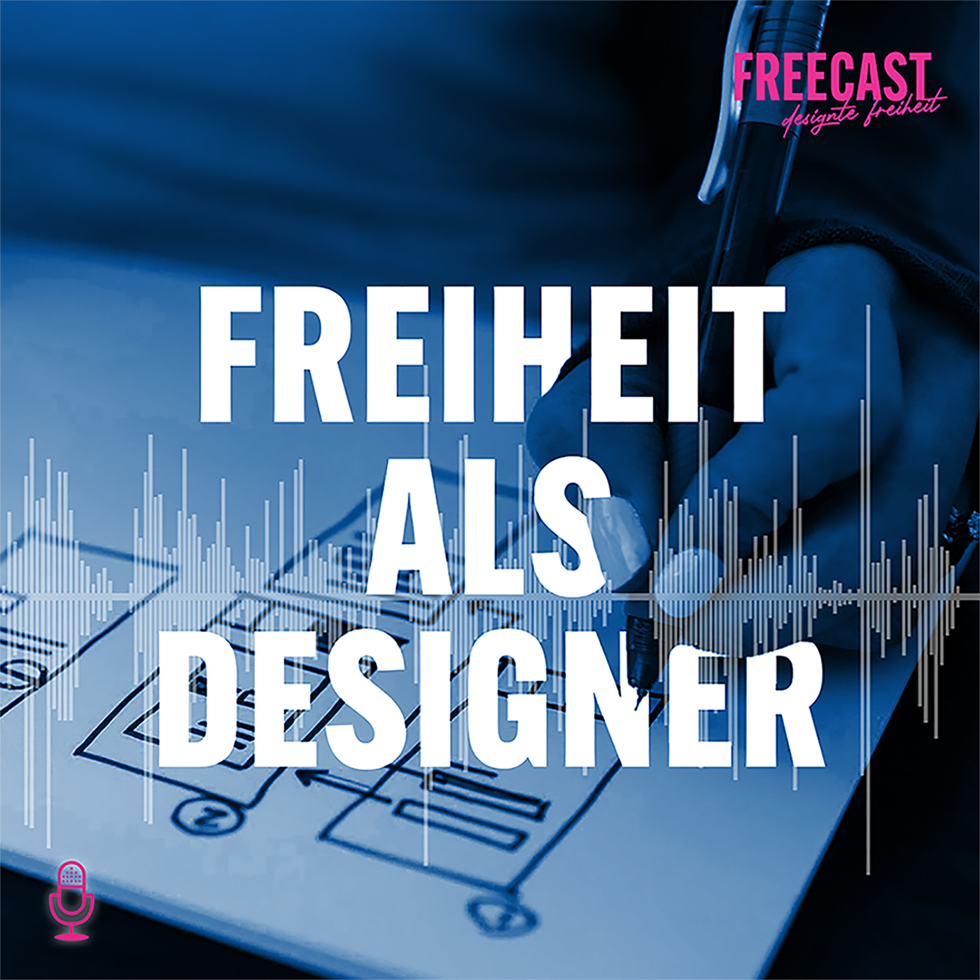 Podcast Titelbild Masterstudiengang Freecast - Freiheit als Designer