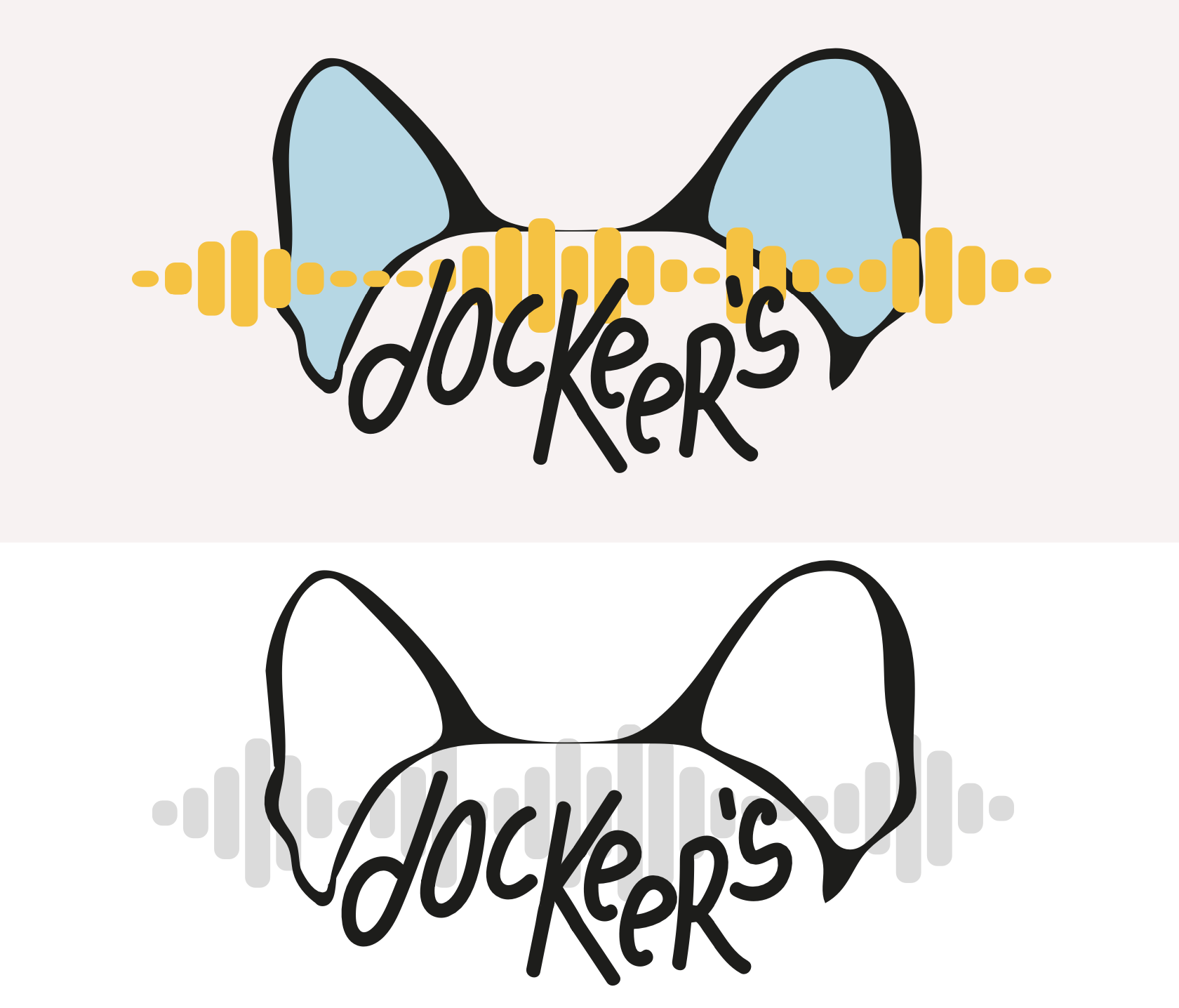dockeer's Logo farbig und schwarzweiß