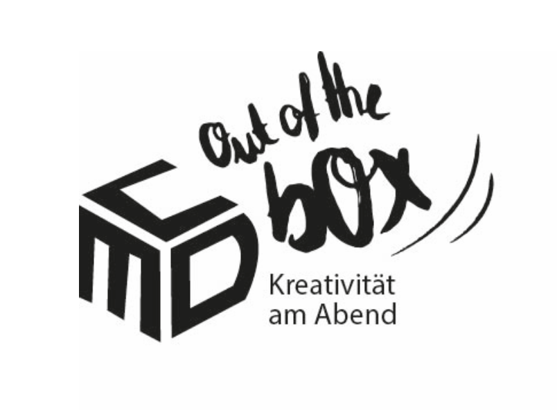 Logo "Out of the box" Kreativität am Abend